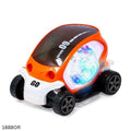 09 Future Musical & Light Stunt Car Toy - Orange
