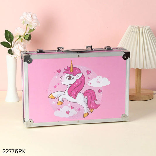 145 Piece Unicorn Drawing & Painting Art Set - Pink