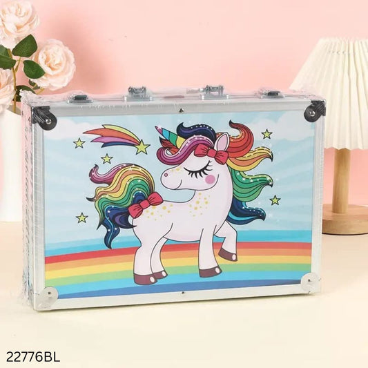 145 Piece Unicorn Drawing & Painting Art Set - Blue