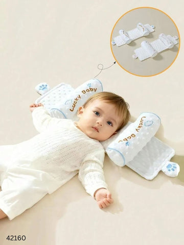 Premium Baby Anti-Roll Soft & Breathable Sleeping Pillow