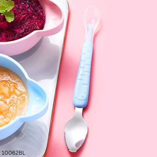2 in 1 Double Head Fruit Spoon - Blue