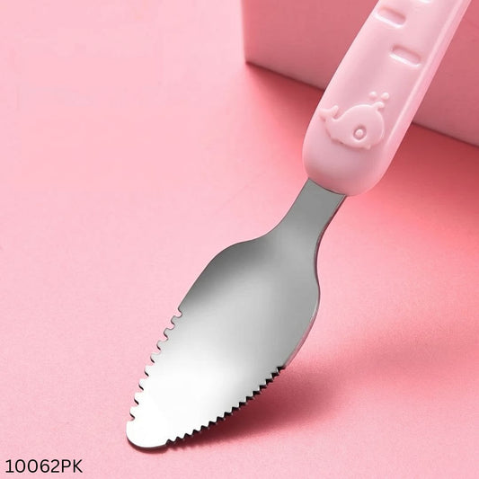 2 in 1 Double Head Fruit Spoon - Pink