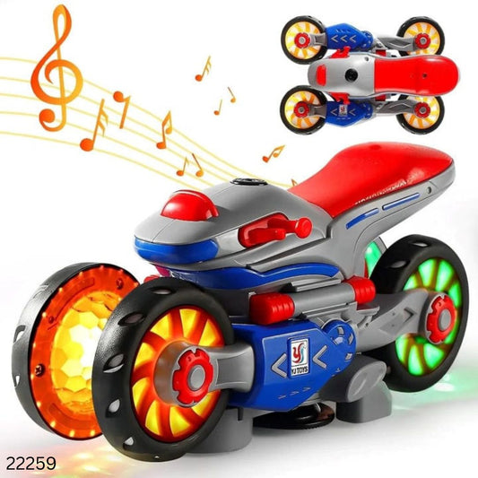 360 Degree Motor Transformer Rotating Toy Bike