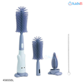 3 in 1 Multipurpose Silicone Feeding Bottle Cleaning Brush - Blue