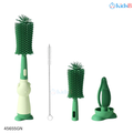 3 in 1 Multipurpose Silicone Feeding Bottle Cleaning Brush – Green