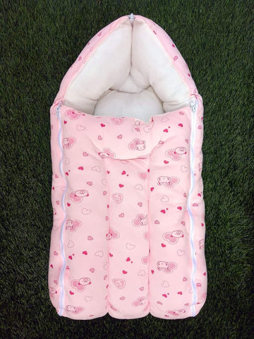 Baby Safety Sleeping Bed - Pink