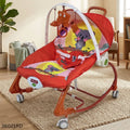 4 in 1 Multifunctional Wheel Rocking Chair - Red
