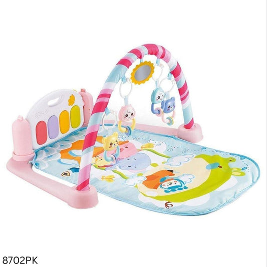 5 in 1 Baby’s Musical Piano Gym Mat - Pink