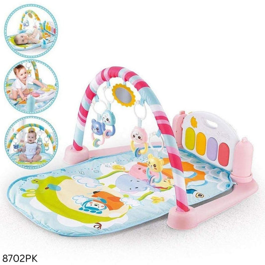 5 in 1 Baby’s Musical Piano Gym Mat - Pink