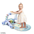6 in 1 Multifunctional Baby Walker & Activity Gym Mat - Blue
