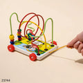 Animal Trailer Circle the Bead Wooden Toy For Kids