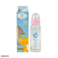 Apple Bear Baby Glass Feeder 200ml - Pink