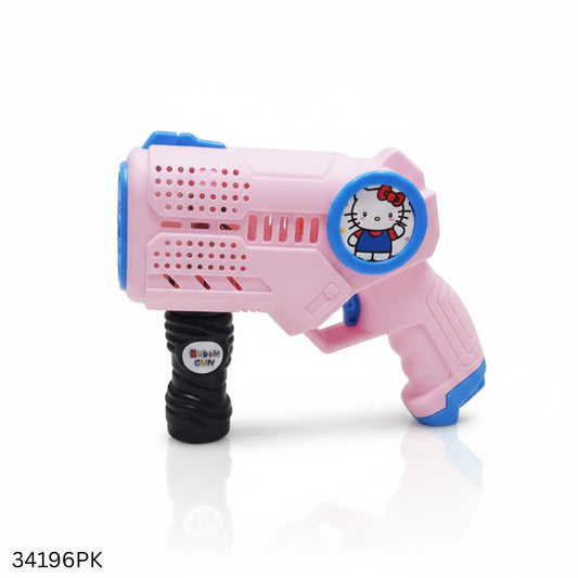 Automatic Electric Bubble Gun Toy – Pink