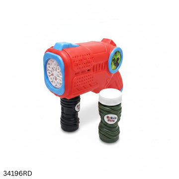 Automatic Electric Bubble Gun Toy – Red