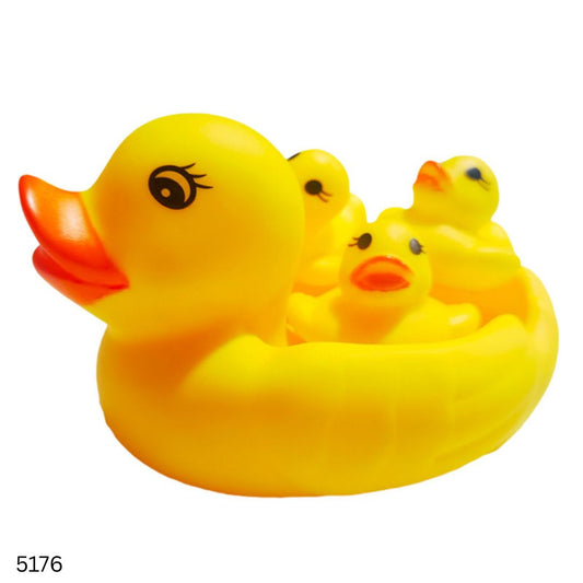 BPA Free Bath Rubber Duck Toy - 4pcs