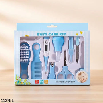 Baby Health Care Kit Set - 10pcs - Blue