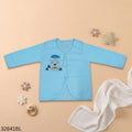 Baby Full Sleeve One Colour Cotton Nima - Blue