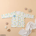 Baby Full Sleeve Printed Cotton Nima - Yellow