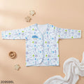 Baby Full Sleeve Printed Cotton Nima - Blue