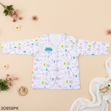 Baby Full Sleeve Printed Cotton Nima - Pink