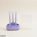 Baby Teeth Oral Care Silicone Toothbrush - 3pcs - Purple
