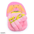 Baby Bedding Set With Mosquito Net - Pink
