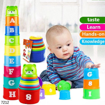 Baby Educational Stacking Cups with Number Letter