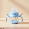 Baby Fedder & Mum Pot with Handle 180ml - Blue