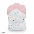 Baby Hand Teether Gloves 1pcs - Pink