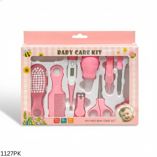 Baby Health Care Kit Set - 10pcs - Pink