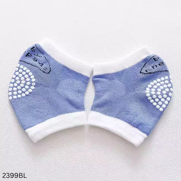 Baby Knee Pad Dot Design - Blue