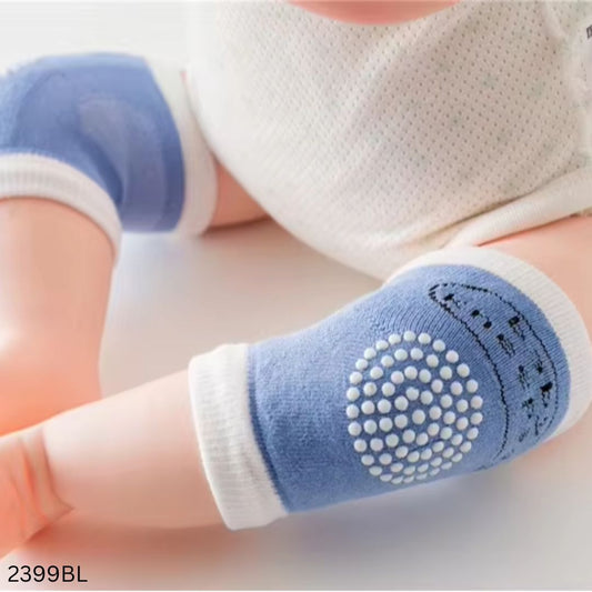 Baby Knee Pad Dot Design - Blue