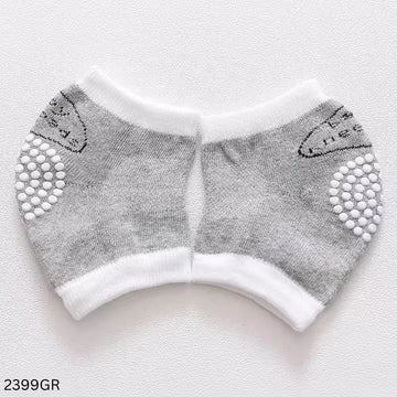Baby Knee Pad Dot Design - Gray