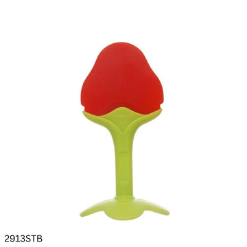 Baby Silicone Fruit Teether - Strawberry