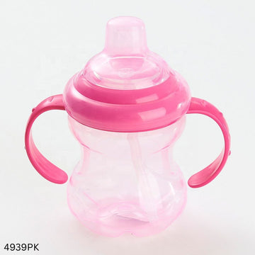 Baby Silicone Mum Pot 250ml - Pink