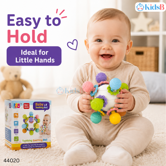 Baby Teething Ball Sensory Development Teether Toy 0M+