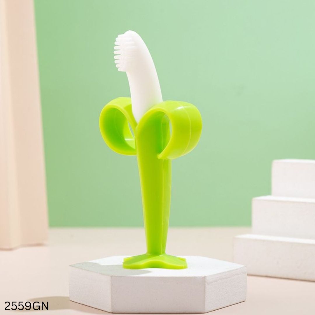 Banana Shape Baby Teether - Green