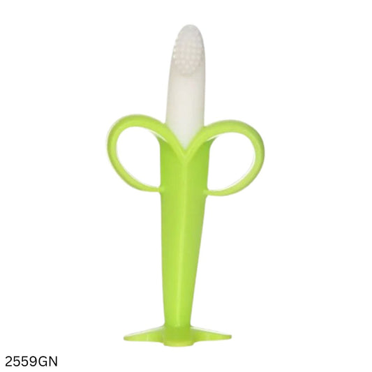 Banana Shape Baby Teether - Green