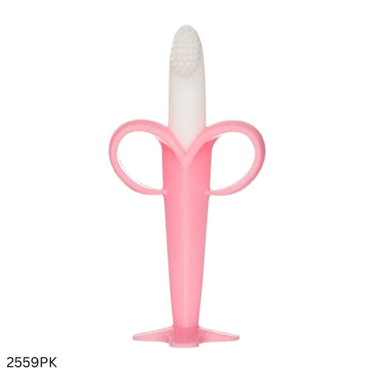 Banana Shape Baby Teether - Pink