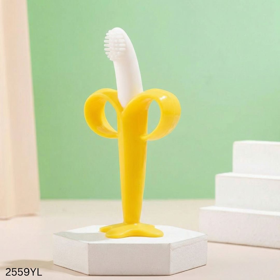 Banana Shape Baby Teether - Yellow