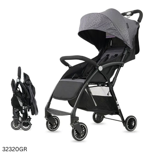 Baobaohao A10 Lightweight Collapsible Baby Stroller - Gray