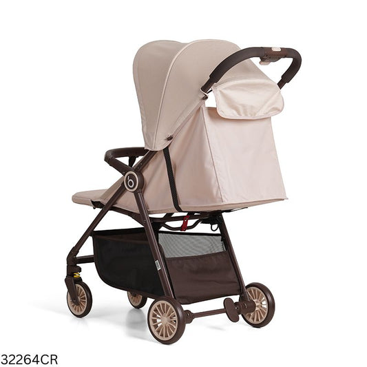 Baobaohao A2 Lightweight Foldable Baby Stroller with Reclining Seat - Cream