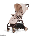 Baobaohao A2 Lightweight Foldable Baby Stroller with Reclining Seat - Cream