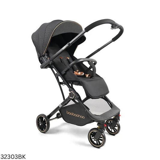 Baobaohao Y8 2-Way Facing Baby Stroller Lightweight and Foldable Strolle - Black