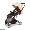 Baobaohao Y8 2-Way Facing Baby Stroller Lightweight and Foldable Stroller - Cream