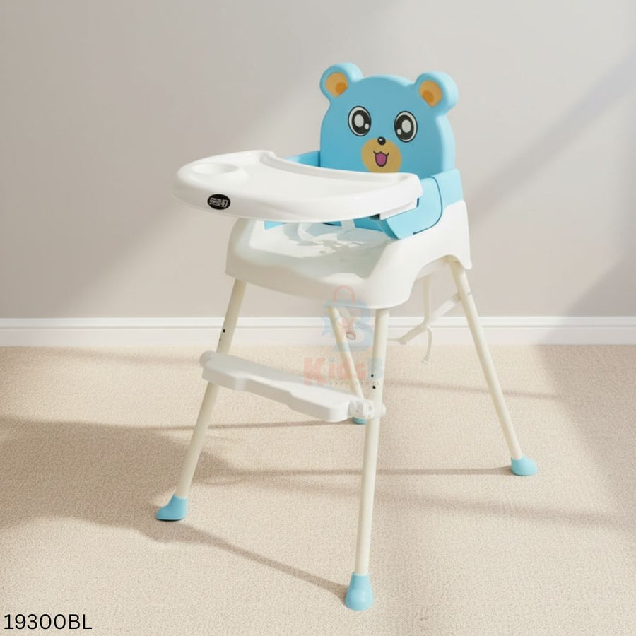 Baobaohao Foldable Adjustable Height Baby Dining Chair - Blue