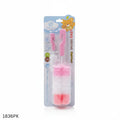 Bottle & Nipple Cleaner Brush Set 2pcs - Pink