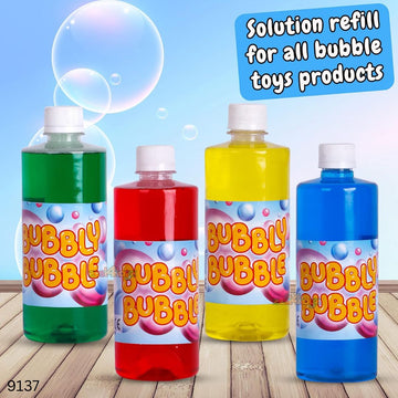 Bubble Liquid Solution Refill for Bubble Gun & Bubble Machines - 500ml