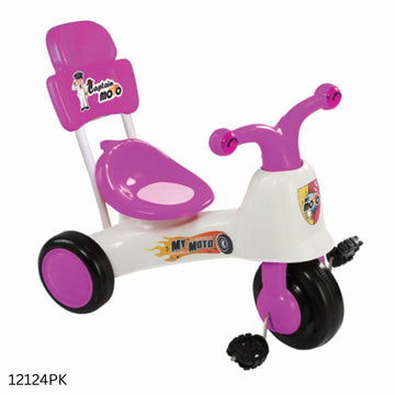 Captain Moto Bike Tricycle with Music - Pink