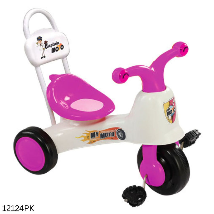 Captain Moto Bike Trolley For Baby - Pink